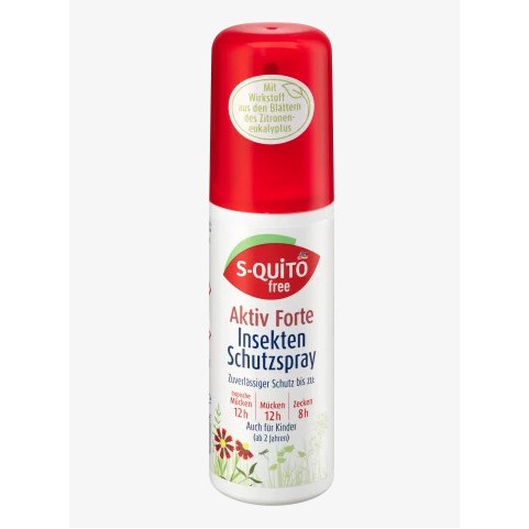 CHAI XỊT CHỐNG MUỖI, CÔN TRÙNG S-QUITO FREE (HÀNG ĐỨC)