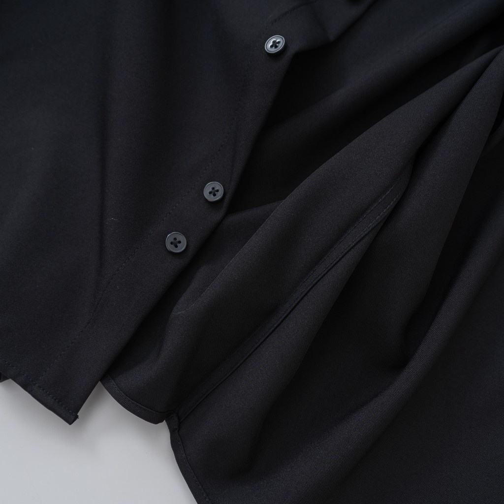 Sơ mi tay dài màu đen KENTA SMD0090