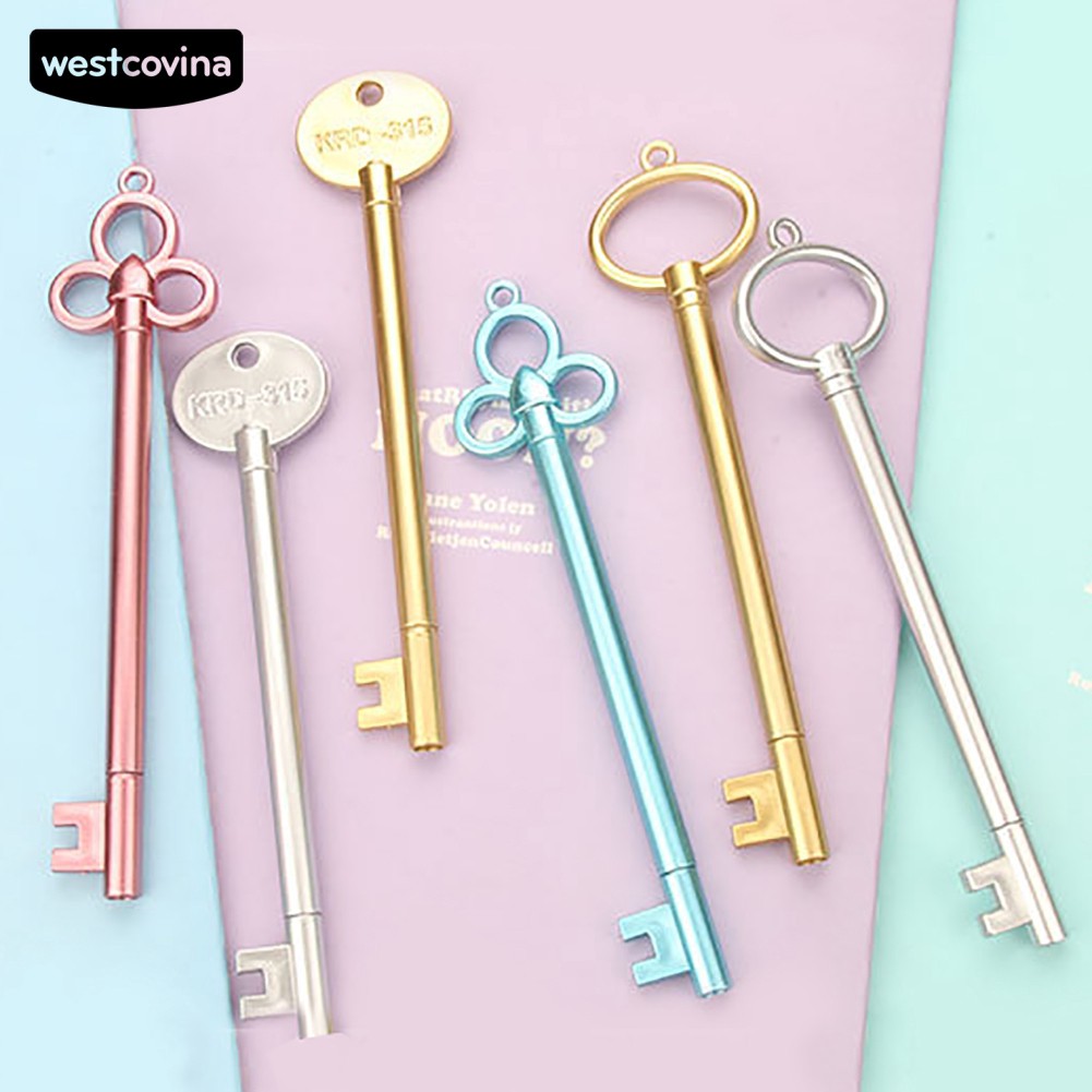 Bút Mực Gel Cỡ Ngòi 0.5mm Tạo Hình Chìa Khóa Sáng Tạo