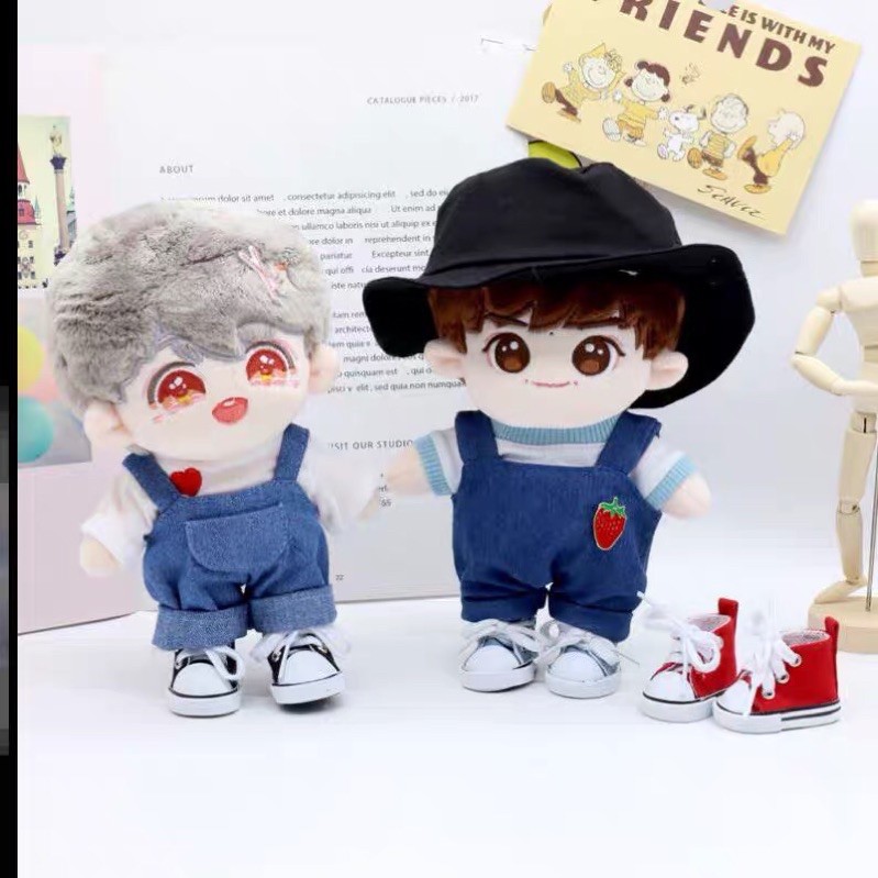 Set áo yếm cho doll 20cm