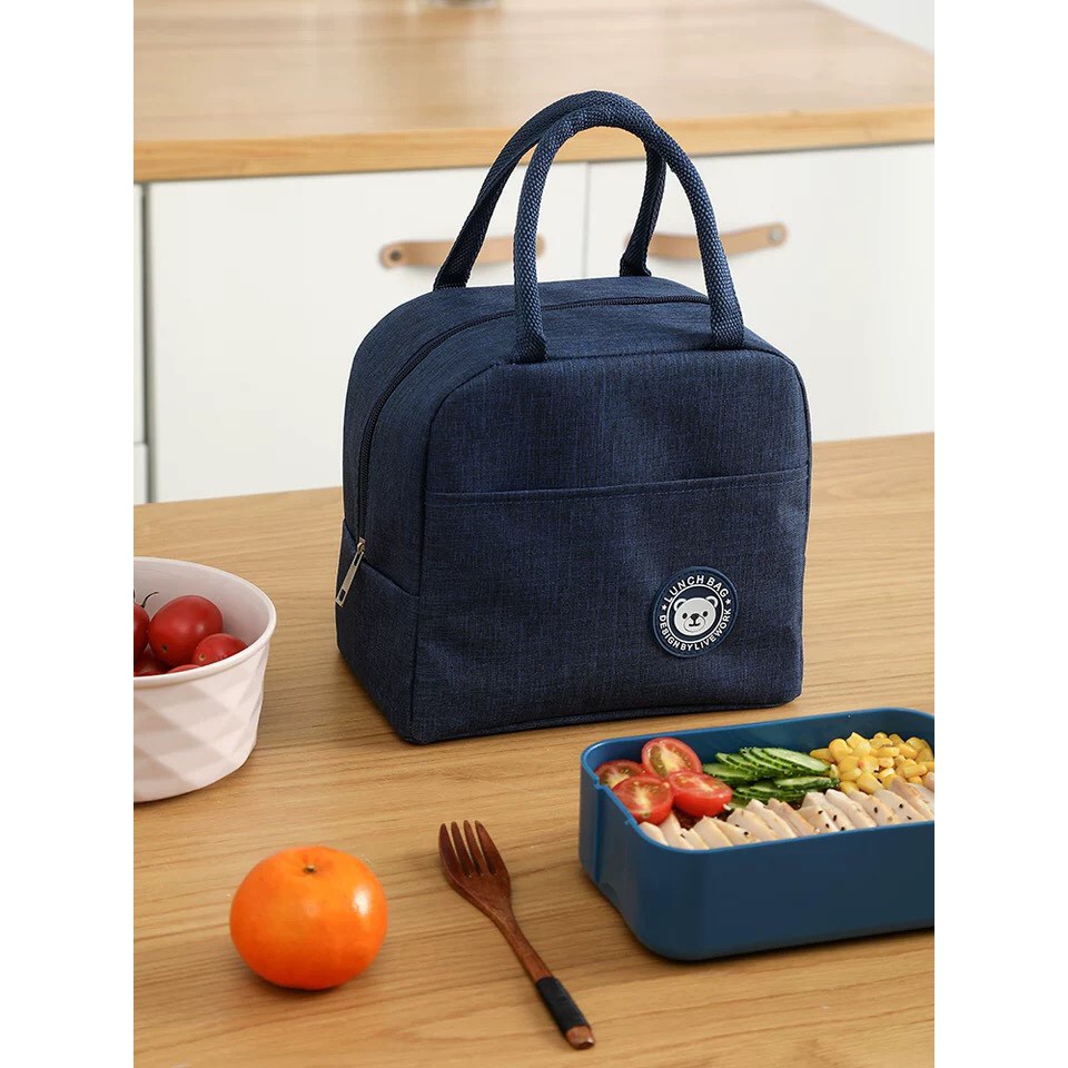 Túi Đựng Hộp Cơm Giữ Nhiệt Cao Cấp Lunch bag - Túi Giữ Nhiệt Chống Thấm Nước Tiện Dụng