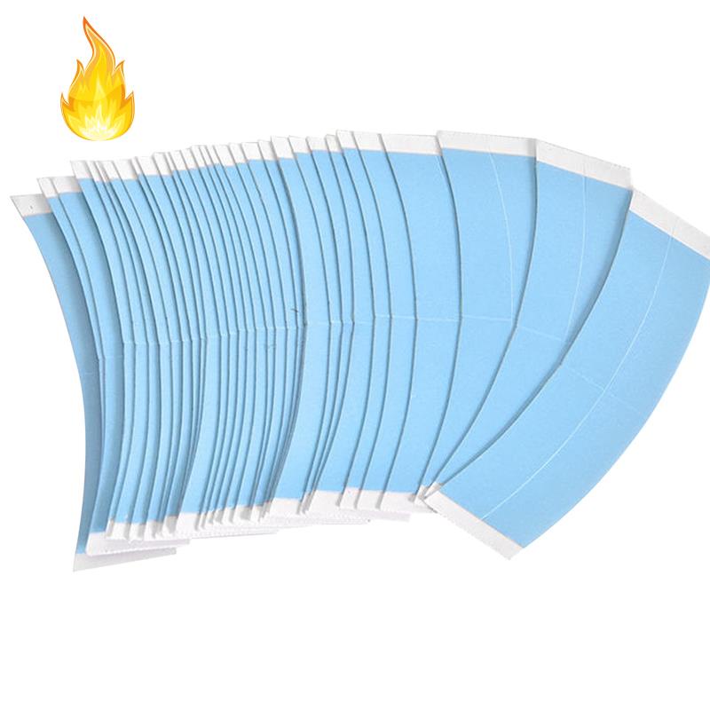 Bộ 36 Băng Keo Dán Tóc Giả Nối Dài Cố Định Màu Xanh Dương Chống Thấm Nước