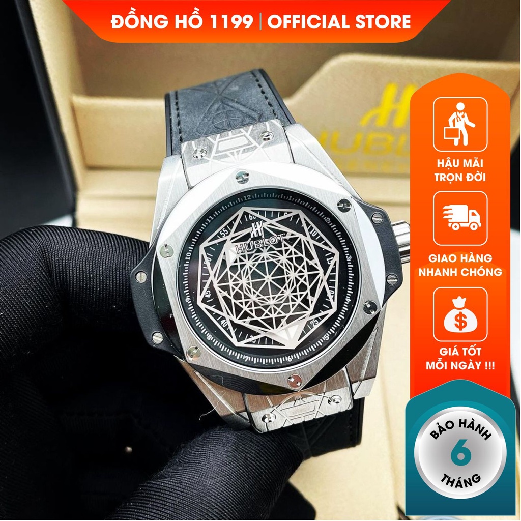 Đồng hồ cơ nam 1199WATCHES cao cấp chống nước chống xước tuyệt đối sang trọng bảo hành 6 tháng 8364
