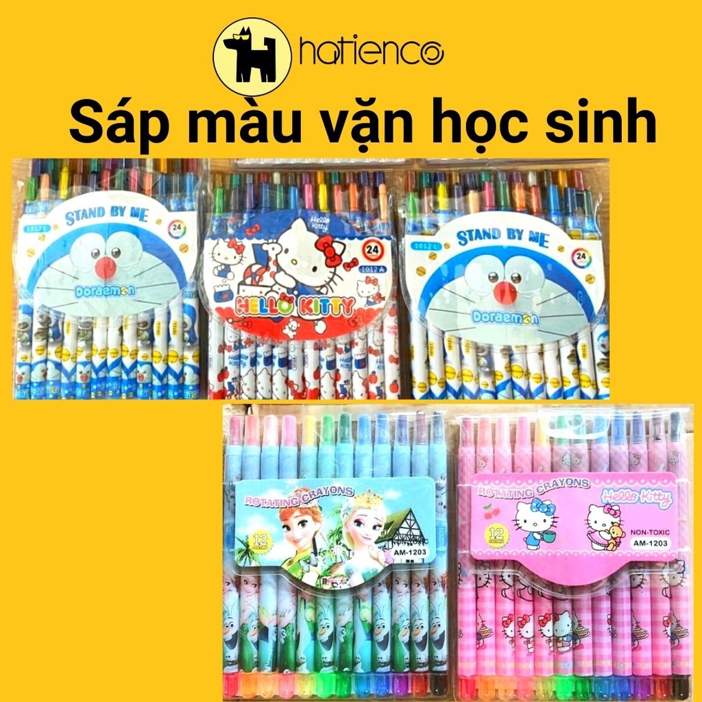 Sáp màu vặn học sinh xịn dễ xài , tiện dụng giá rẻ