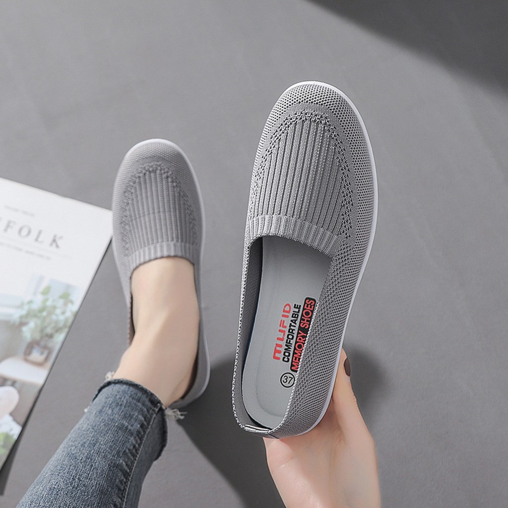 Giày Lười Xinh Siêu Nhẹ - Siêu Mềm - Siêu Thoáng 3 Màu Đen, Be, Ghi Đủ Size 35-41 Cho Các Nàng Lựa Chọn SHOP HAMI G23 | BigBuy360 - bigbuy360.vn