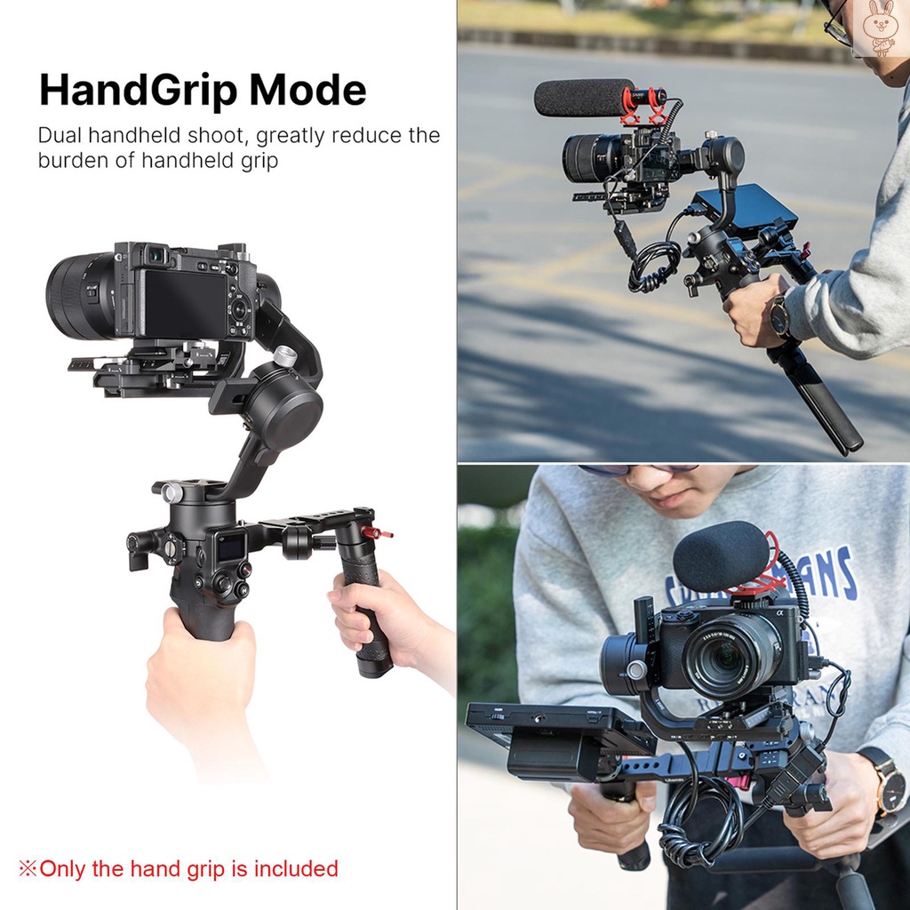 Tay Cầm Chống Rung Ol Uurig R083 Có Thể Gập Lại Bằng Hợp Kim Nhôm Cho Dji Ronin Rsc2 1 / 4 Inch