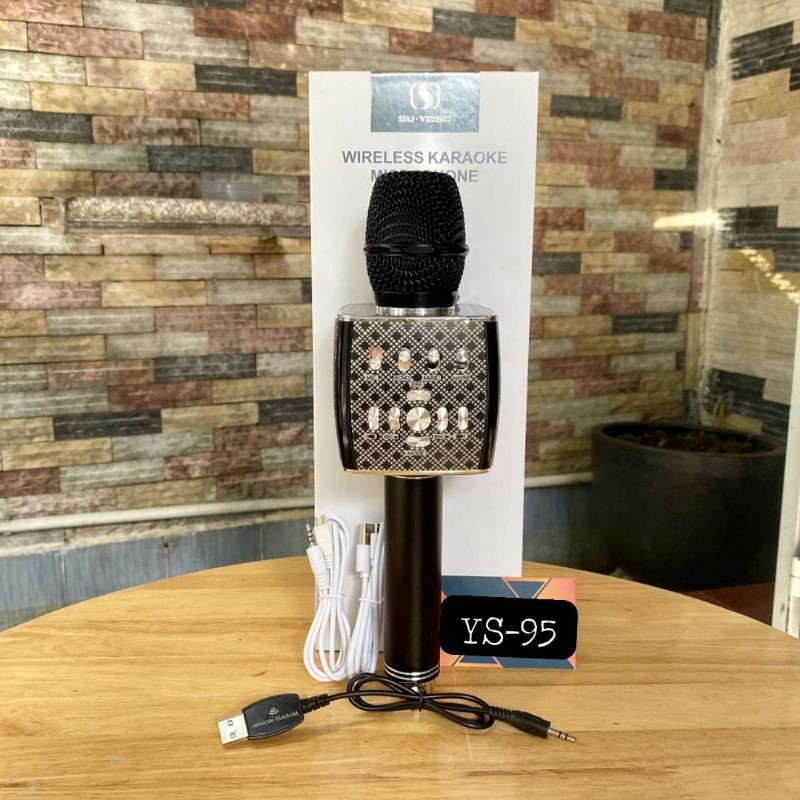 [Mã ELHACE giảm 4% đơn 300K] Micro Karaoke Bluetooth YS-95