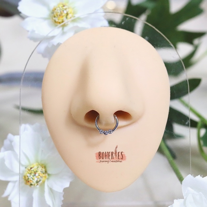 Boheries/Khuyên tai cho Daith, khuyên Septum vách ngăn mũi thép y tế không gỉ