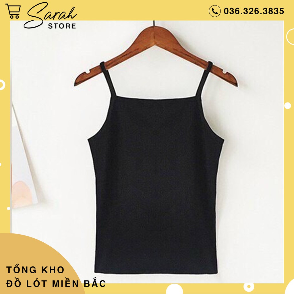 Áo 2 Dây Sợi Dẹt Basic Ôm Body