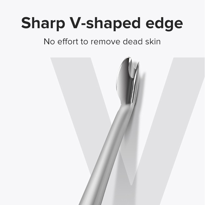 MR.GREEN Que Đẩy Da Chết  Mr-2109 Bằng Thép Không Gỉ Làm Sạch Biểu Bì Làm Móng Nghệ Thuật