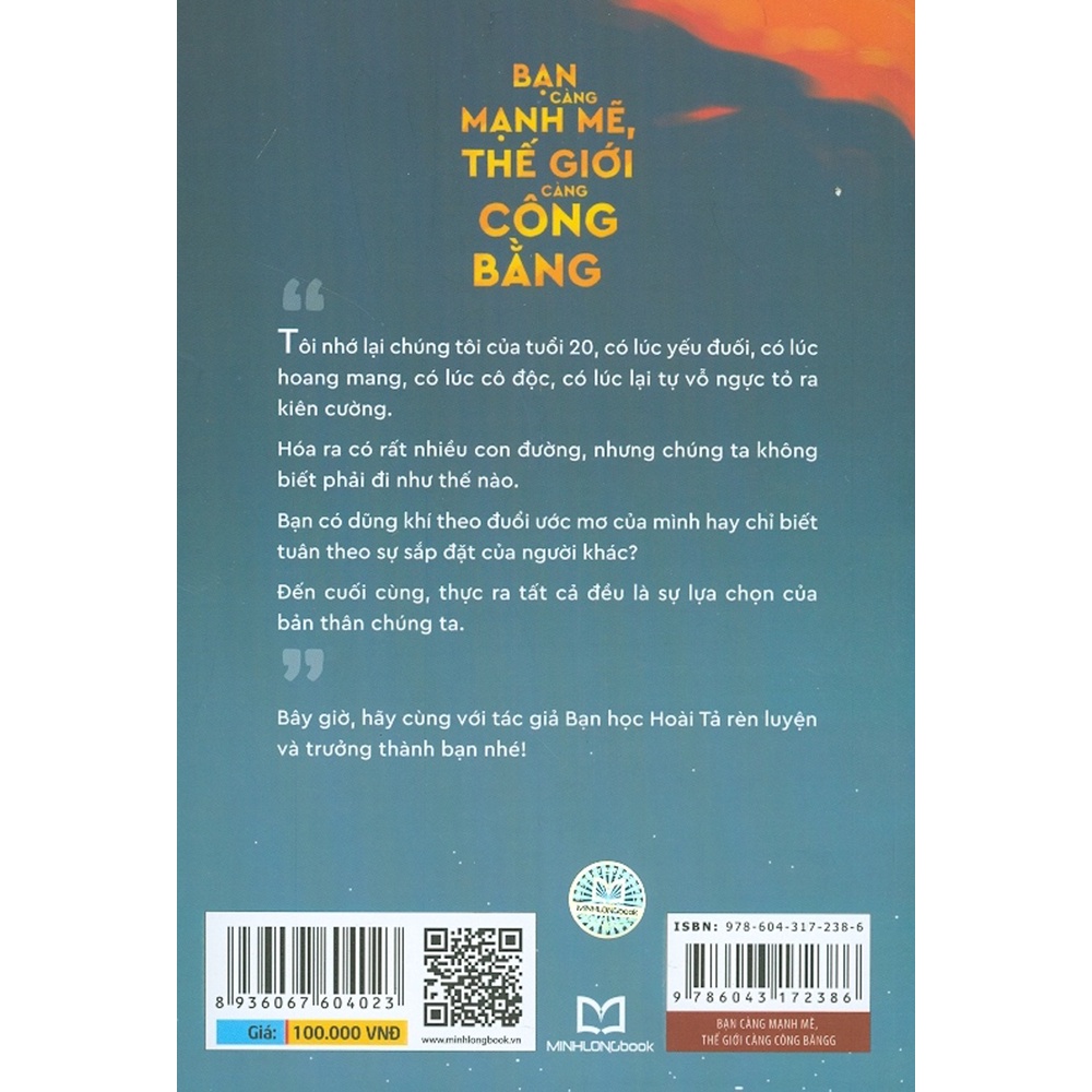 Sách - Bạn Càng Mạnh Mẽ, Thế Giới Càng Công Bằng
