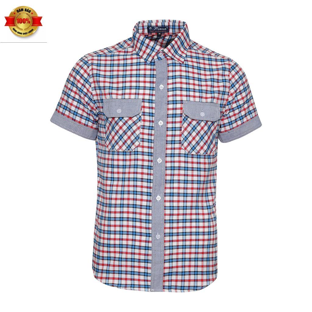 Áo sơ mi nam caro body phối cao cấp TGCCVN BD013