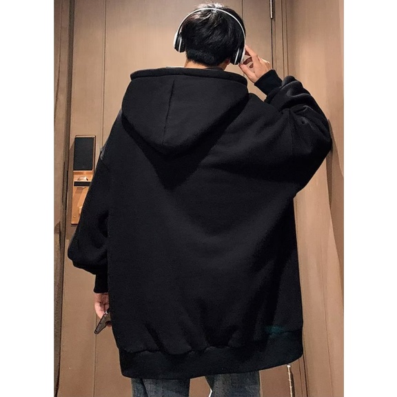 Áo hoodie nam phong cách hàn quốc thời trang bigsize nam nữ hoodie giản dị đồng bằng unisex zip hoodie nhiều màu vài hoodie