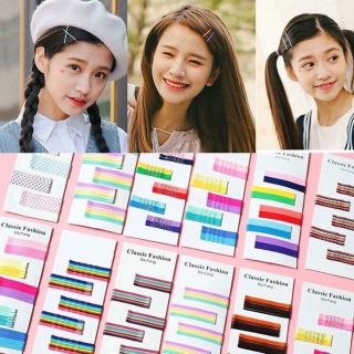 Vỉ 40 - 50 kẹp ghim tóc màu