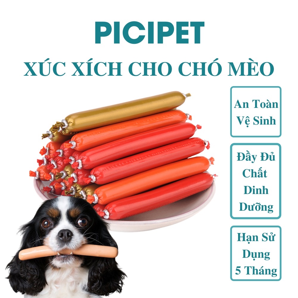Xúc xích cho chó mèo và cho thú cưng mix đủ vị HL08 PiciPet