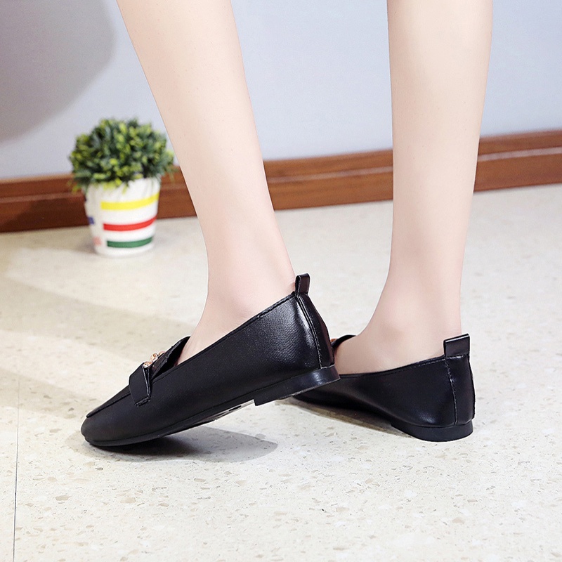 Giày lười IELGY thiết kế tinh tế thời trang Anh Quốc cổ điển cho nữ