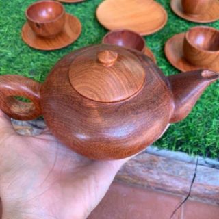 Bộ ấm chén gỗ - Ấm chén - gỗ Hương