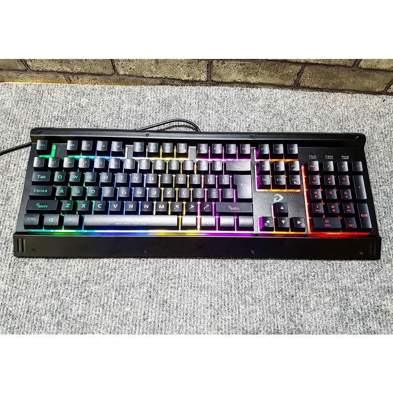 [ Hàng Hot ] Bàn phím gaming giả Cơ Fuhlen, Dareu LK145, Newmen cũ các hãng  - đèn LED 7 màu xuyên Key Cap chơi đêm -GAM