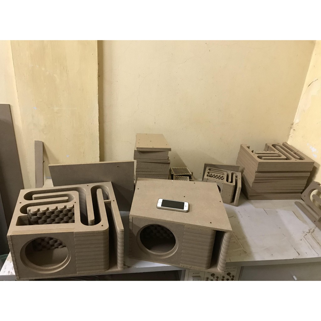 Thùng CNC ma trận cho loa toàn dải  5 - 7inch