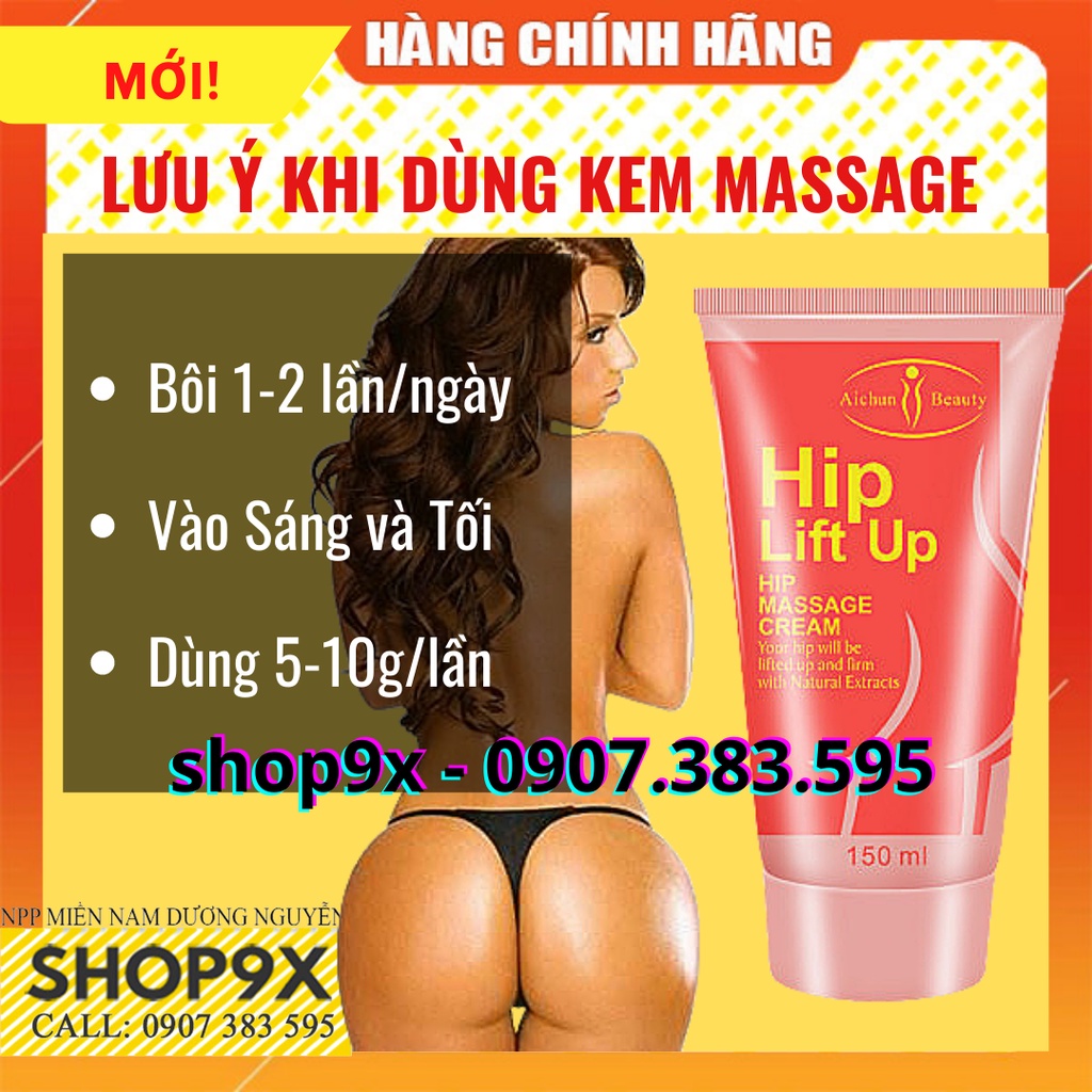 Kem Massage Nở Mông Ngực HIP LIFT UP / Bust Enlarge Dưỡng Da Săn Chắc Aichun