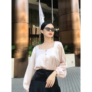 TIELA Áo sơ mi cổ lục giác - Camellia Shirt