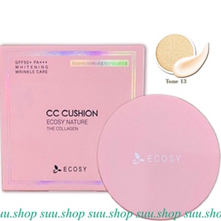 Phấn nước ecosy nature cc cushion the collagen spf50+ pa+++ chính hãng
