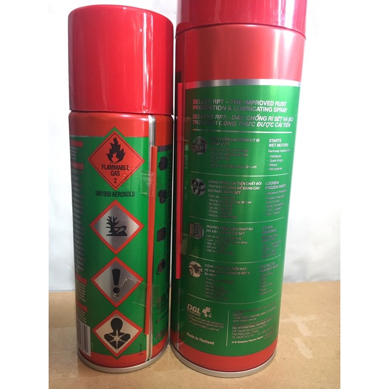 Xịt dầu chống gỉ sét RP7 CHÍNH HÃNG