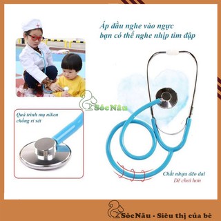 Đồ chơi bác sĩ: Ống nghe - Tai nghe cho bé yêu tập làm bác sĩ 👩‍⚕️👨‍⚕️