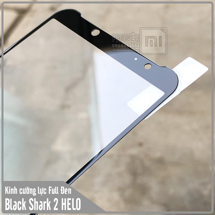 Kính cường lực Xiaomi BLack Shark HELO Full viền đen