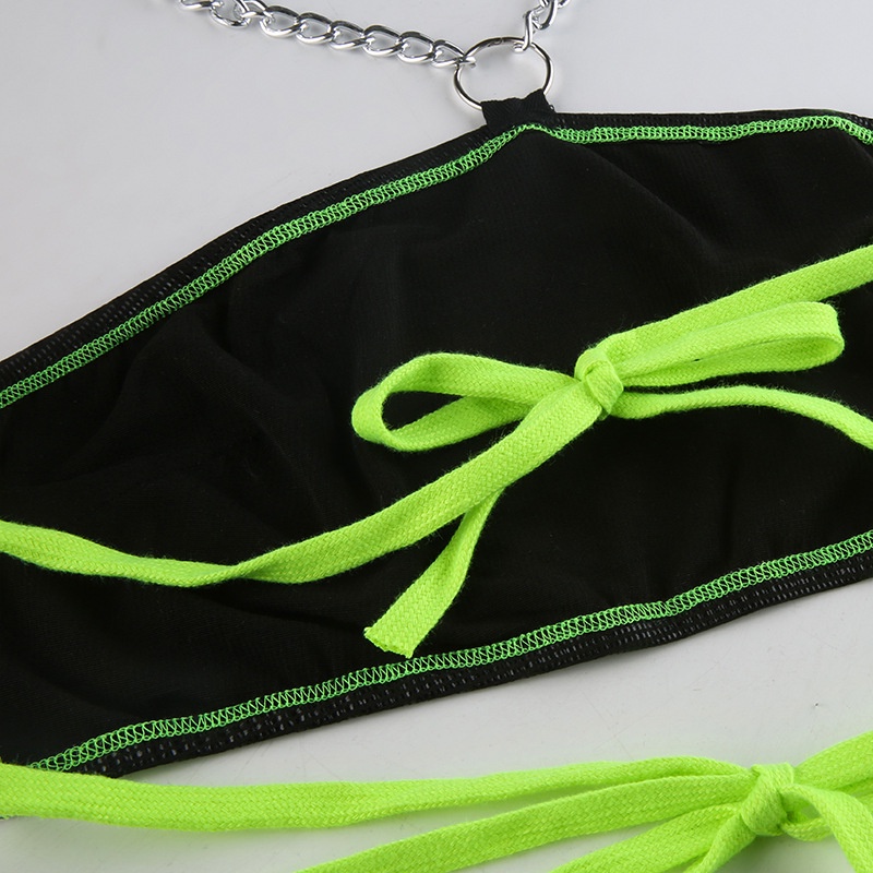 Áo Tank Top Nữ Cổ Yếm Đính Đá Hình Bướm Gợi Cảm