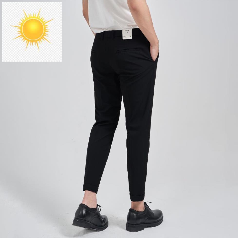 ✊ Quần Tây Âu Nam Cao Cấp Local Brand KRIK Dáng Hàn Quốc Côn Mềm Mịn Không Bai Xù Xắn Gấu QA0004 ✊