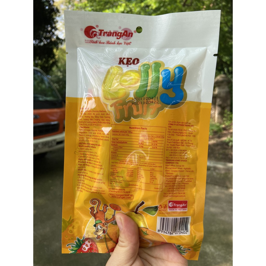 GÓI KẸO MÚT TRÀNG AN LOJJY TRÀNG AN 72G 12 CHIẾC