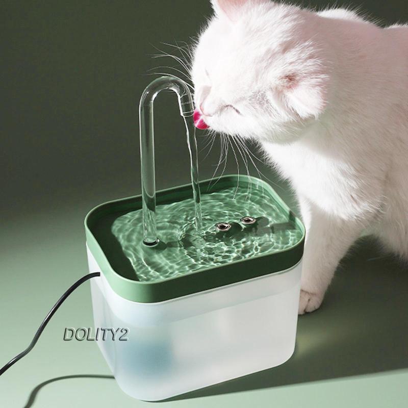 [Dolity2] Đài Phun Nước Uống Tự Động Yên Tĩnh 1.5L Cho Mèo