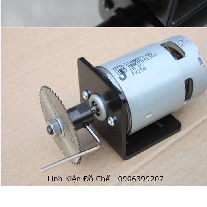 trục giữ đĩa cắt M6 - Lỗ 5mm cho motor 775