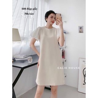 RẬP GIẤY VÁY SUÔNG TAY PHỒNG MÃ S08 (KHÔNG PHẢI BÁN QUẦN ÁO)