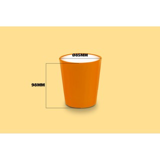 Cốc cách nhiệt 2 lớp 310ml BioZone KB-CU310PO - Cam