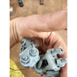 cùm , kẹp cáp hàng nhật bãi 6mm