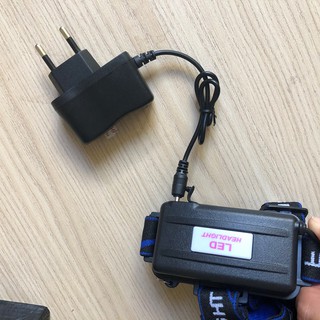 CỤC CỦ SẠC ĐÈN PIN ĐỘI ĐẦU,ĐÈN PIN SIÊU SÁNG CHÂN 3.5mm,4.2Volt