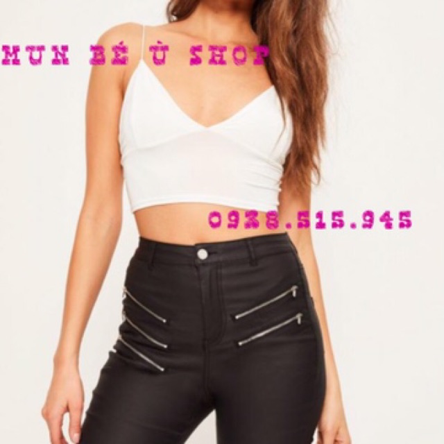 Bralette trơn phi bóng sexy crop top satin Áo lót đồ lót | BigBuy360 - bigbuy360.vn