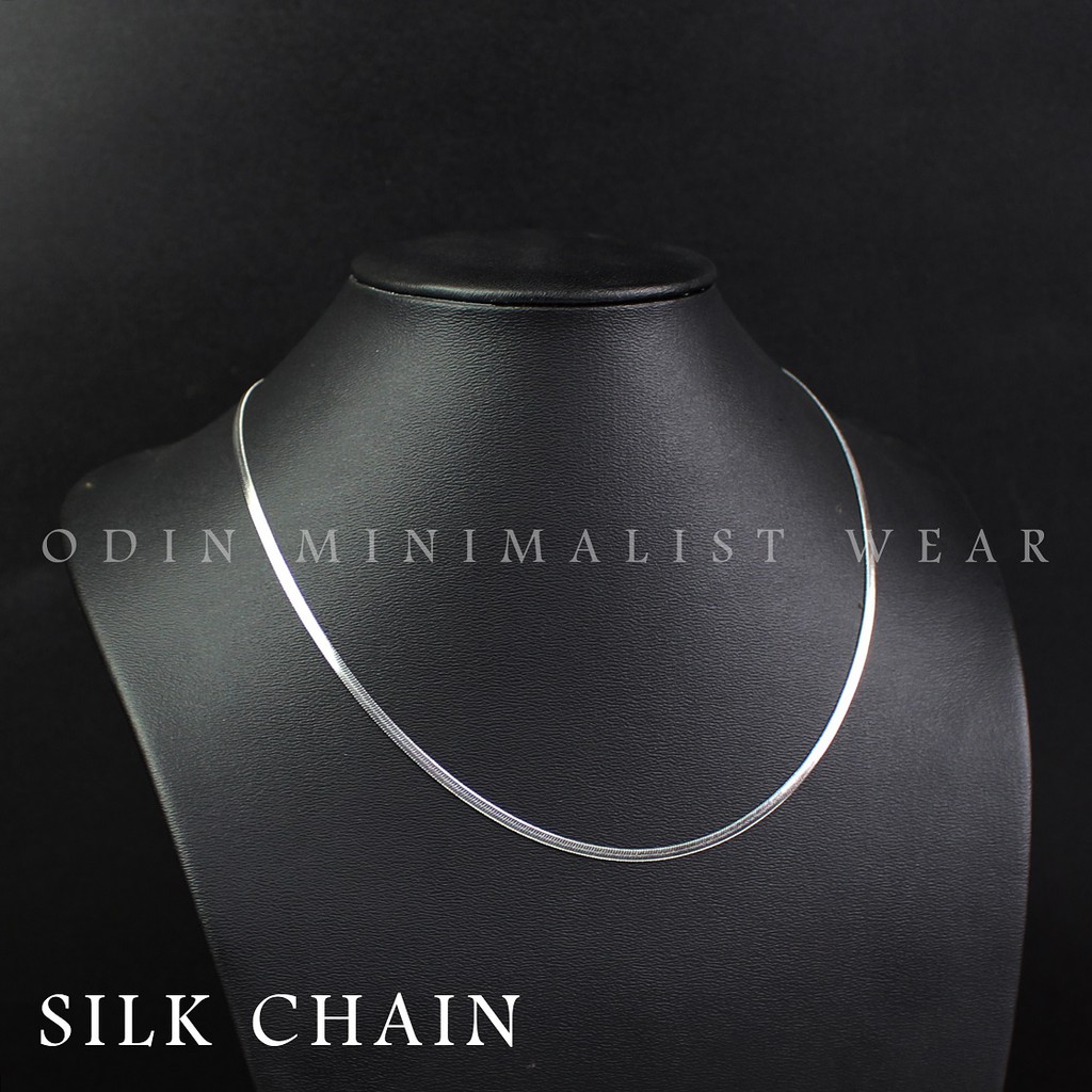 Dây chuyền Silk Chain - Dây lụa thép Titanium phủ Crom - Độ bền vĩnh cửu