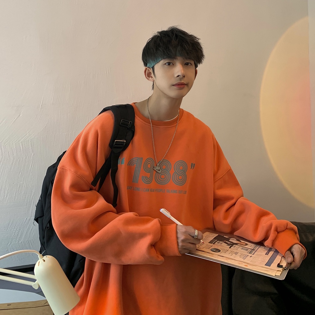 Áo Sweater The 1988 phong cách Ulzzang Hàn Quốc tay dài họa tiết in hình cá tính CoolZ C015