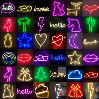 Đèn LED NEON trang trí nhiều mẫu