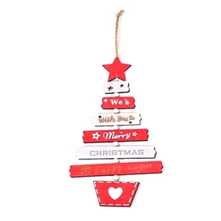 Phụ Kiện Treo Trang Trí Cây Thông Giáng Sinh Bằng Gỗ