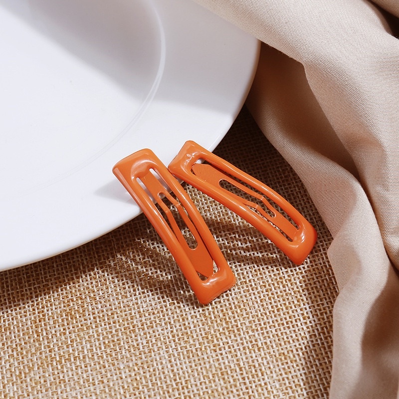Kẹp tóc mái nhỏ, kẹp tách 5cm sơn dầu bóng nhiều màu sắc ngọt ngào