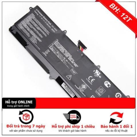 [BH12TH] Pin laptop Asus X202 S200 Q200e X201e X202e , C21-X202 ( hàng thay thế chất lượng cao )