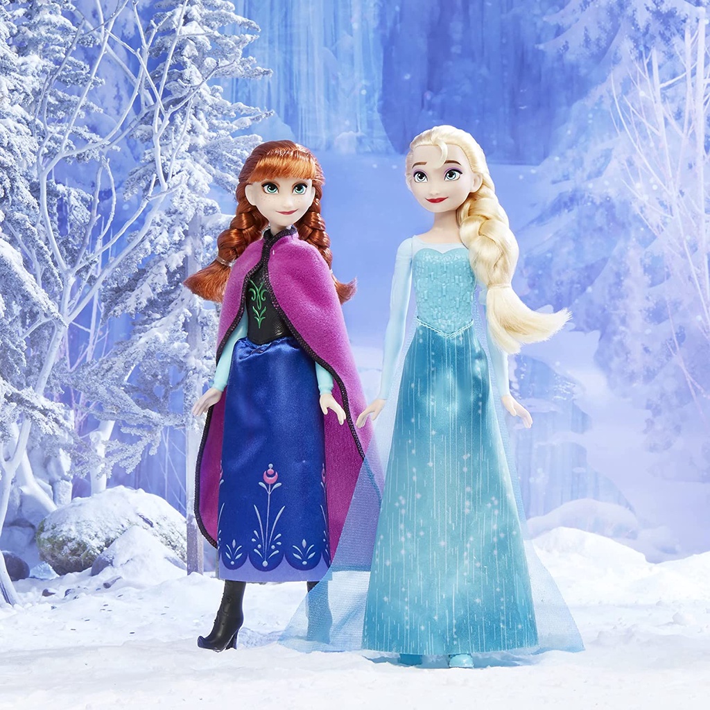 Búp Bê Disney Frozen Shimmer Anna và Elsa Trong Phim Hoạt Hình Frozen 1