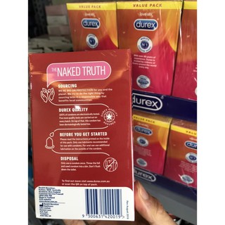 Bao cao su siêu mỏng Durex Úc ❤️ BCS Durex