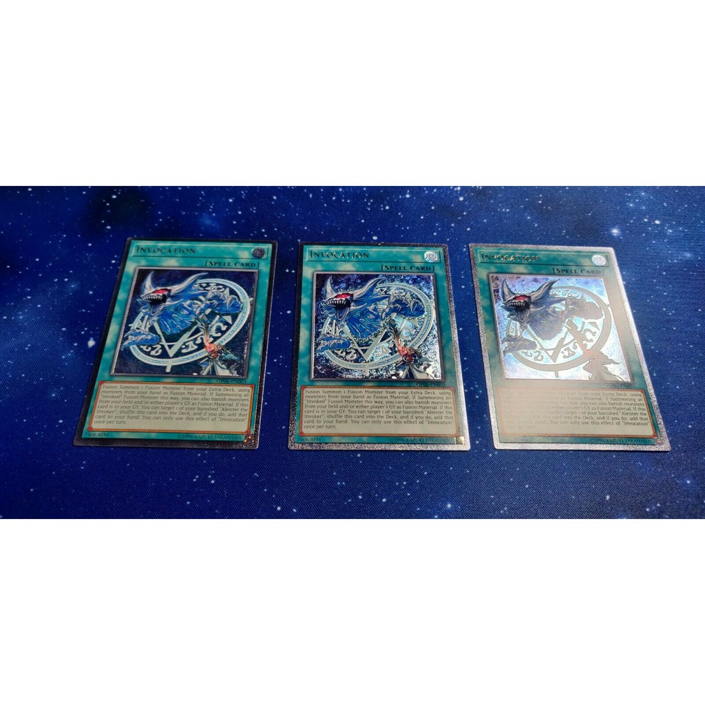 Thẻ Bài Yugioh: Ultimate Rare - Invocation - OP06-EN003