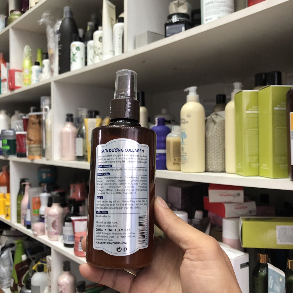 XỊT DƯỠNG TÓC COLLAGEN WELLNOW SIÊU THƠM VÀ MỀM MƯỢT 250ML