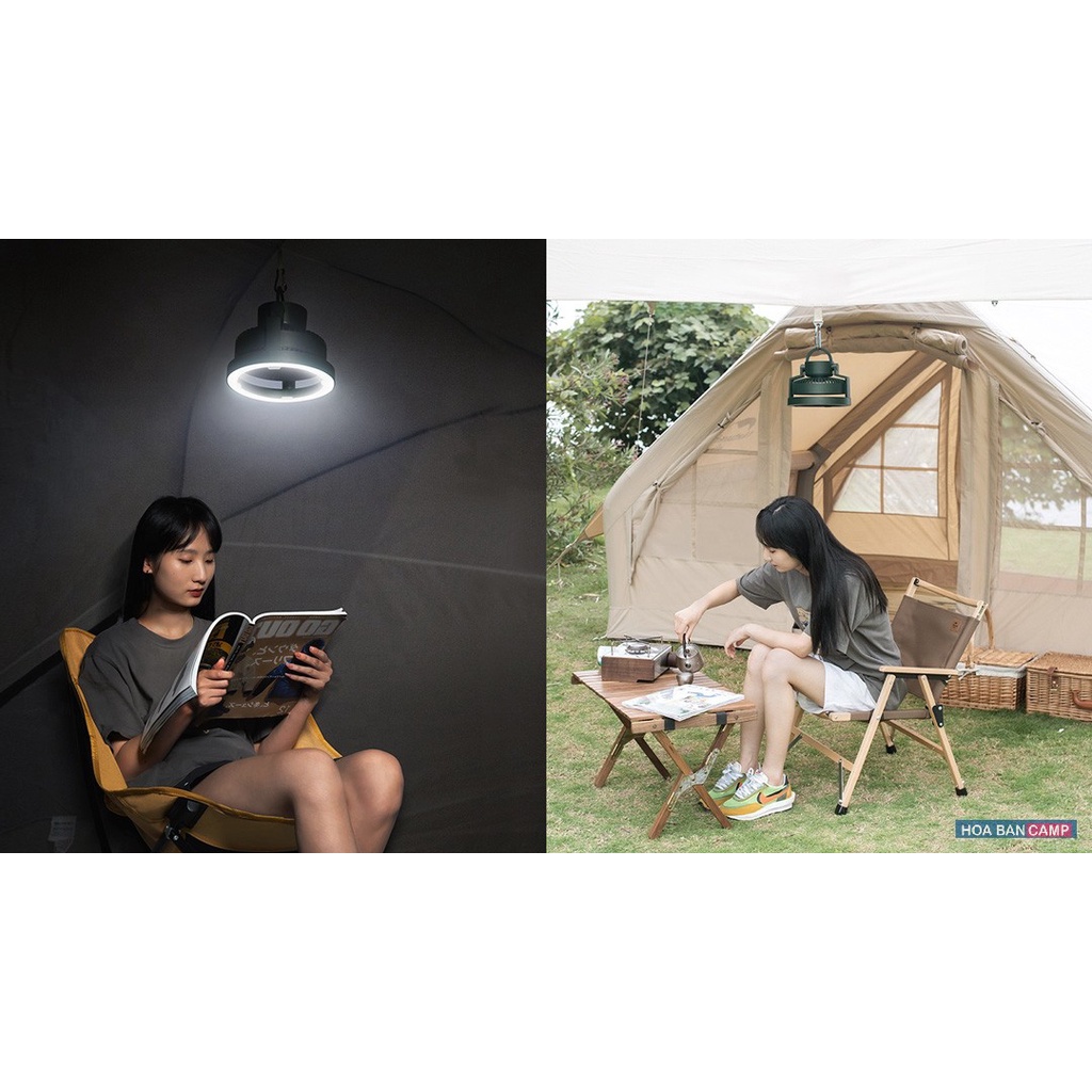 Quạt Kiêm Đèn Đa Năng NatureHike NH21ZM003 | 8000mAh